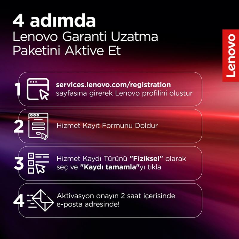 Lenovo 1 Yıl Garanti Uzatma Paketi