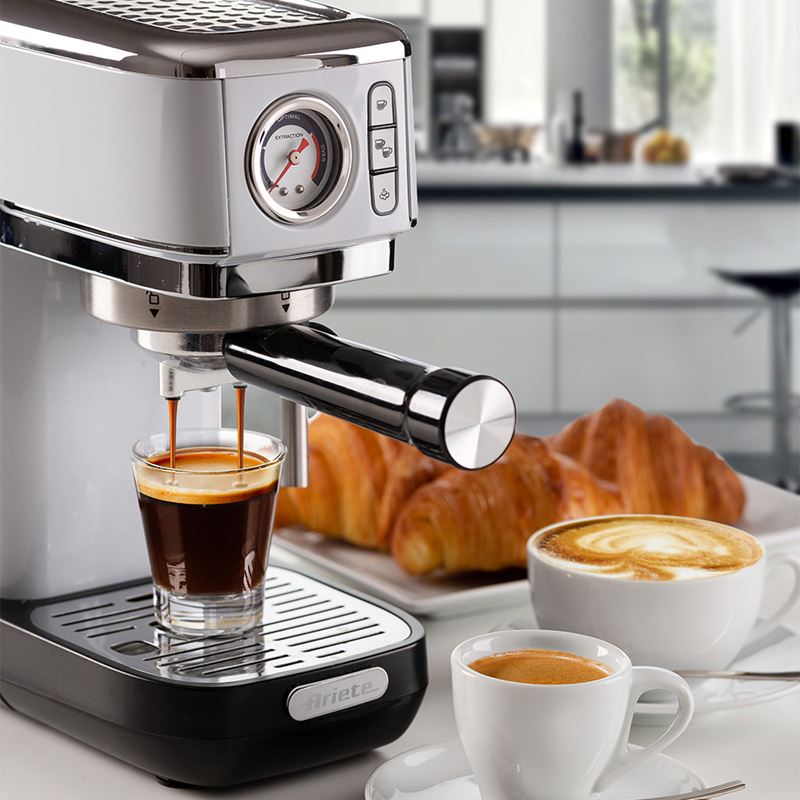 Ariete Moderna Espresso Slim Kahve Makinesi Beyaz 1381/14