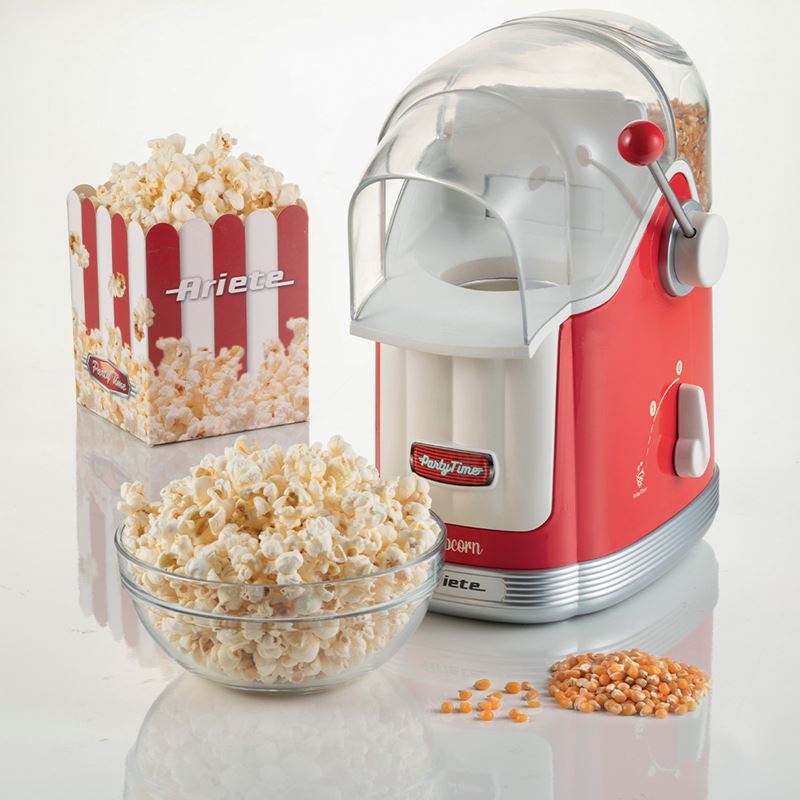 Ariete Party Time Kollu Mısır Patlatma Popcorn Makinesi Kırmızı 2958/00