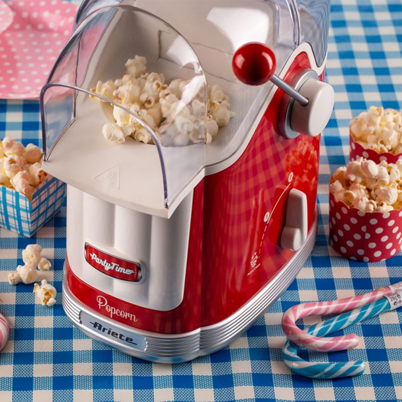 Ariete Party Time Kollu Mısır Patlatma Popcorn Makinesi Kırmızı 2958/00