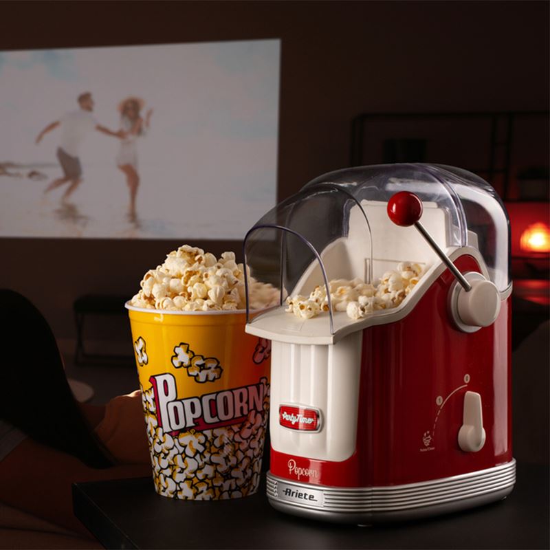 Ariete Party Time Kollu Mısır Patlatma Popcorn Makinesi Kırmızı 2958/00