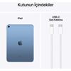 Apple iPad 10. Nesil 64 GB 10.9" Wi-Fi Mavi Tablet (Adaptörsüz Kutu) MCM84TU/A