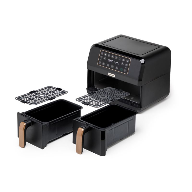Kenwood Dual Airfryer BK Copper Çift Pişirme Hazneli HFP70.000BK