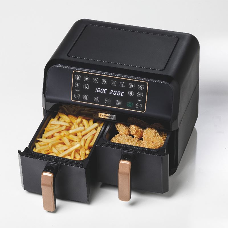 Kenwood Dual Airfryer BK Copper Çift Pişirme Hazneli HFP70.000BK