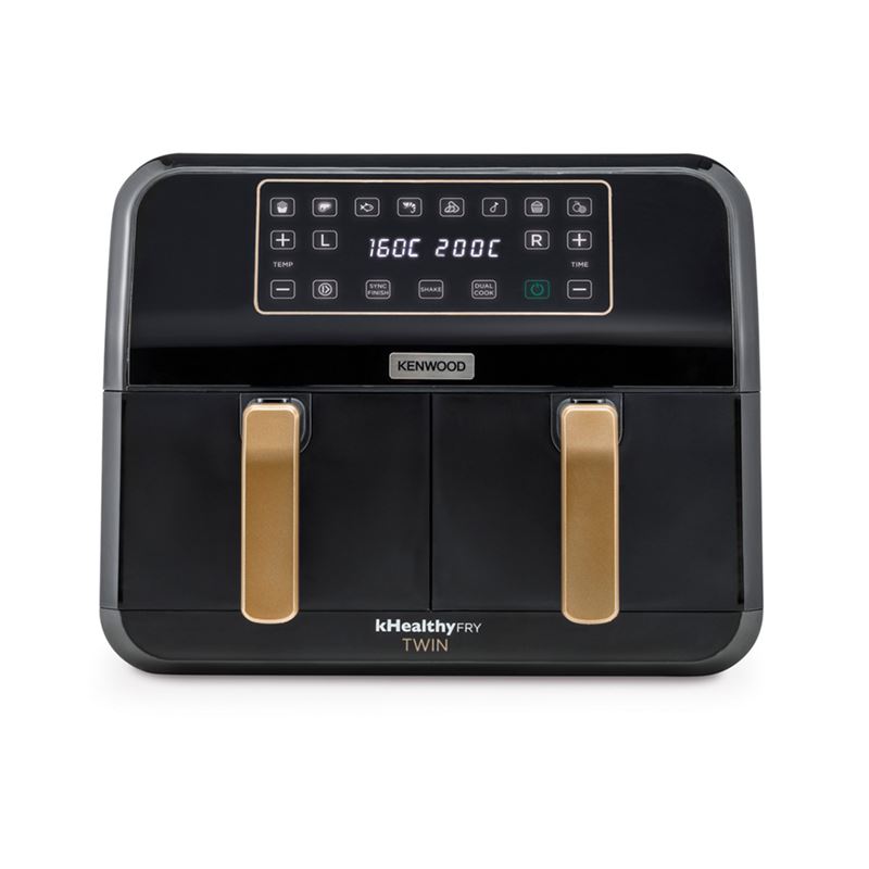 Kenwood Dual Airfryer BK Copper Çift Pişirme Hazneli HFP70.000BK