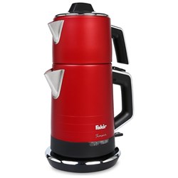 Fakir Temper Kırmızı 1800 W Çelik Çay Makinesi