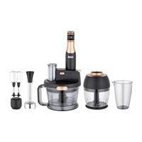 Fakir Speed Multi 1000 W Blender Seti Black Copper