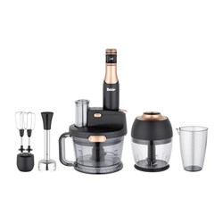 Fakir Speed Multi 1000 W Blender Seti Black Copper