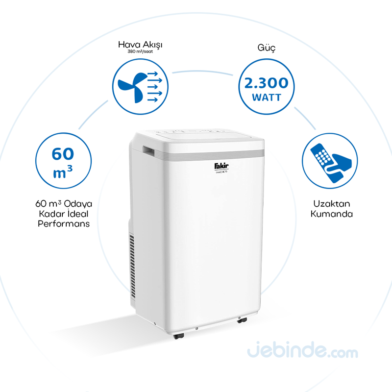 Fakir Trend AC 70 A 7000 BTU Mobil Klima