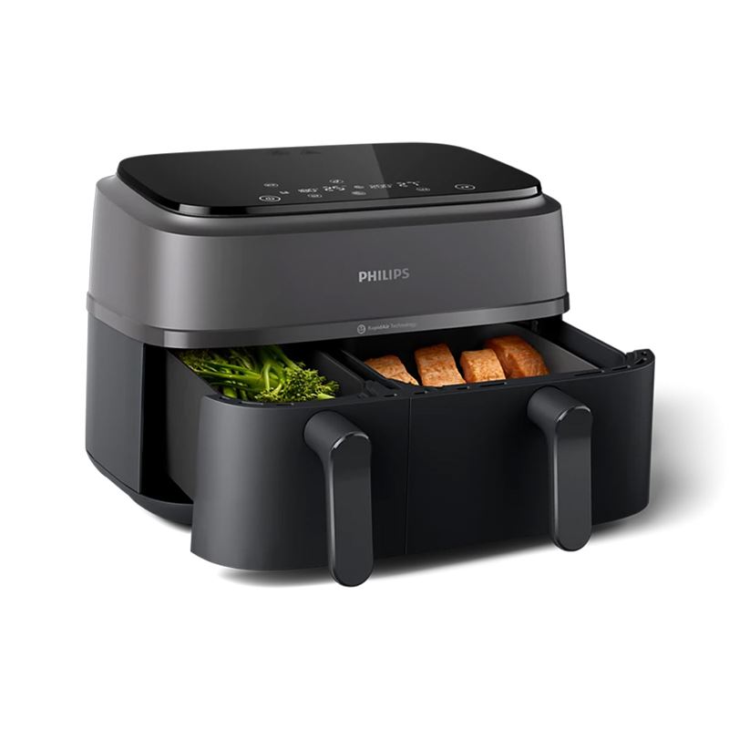 Philips Airfryer 3000 Serisi NA350/00 Çift Hazneli 9 L Yağsız Fritöz