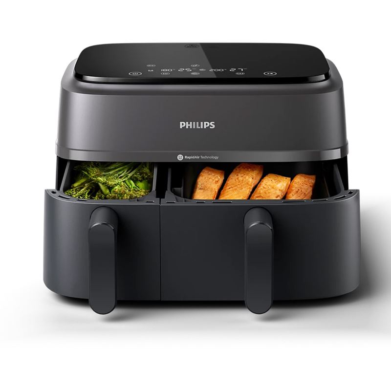 Philips Airfryer 3000 Serisi NA350/00 Çift Hazneli 9 L Yağsız Fritöz
