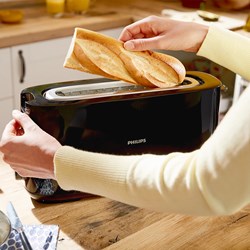 Philips Daily Collection HD2590/90 Siyah Ekmek Kızartma Makinesi