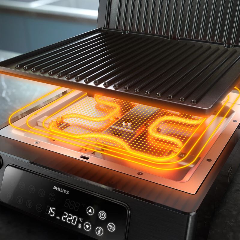 Philips 7000 Series Contact Grill HD6307/70 2200 W Izgara ve Tost Makinesi