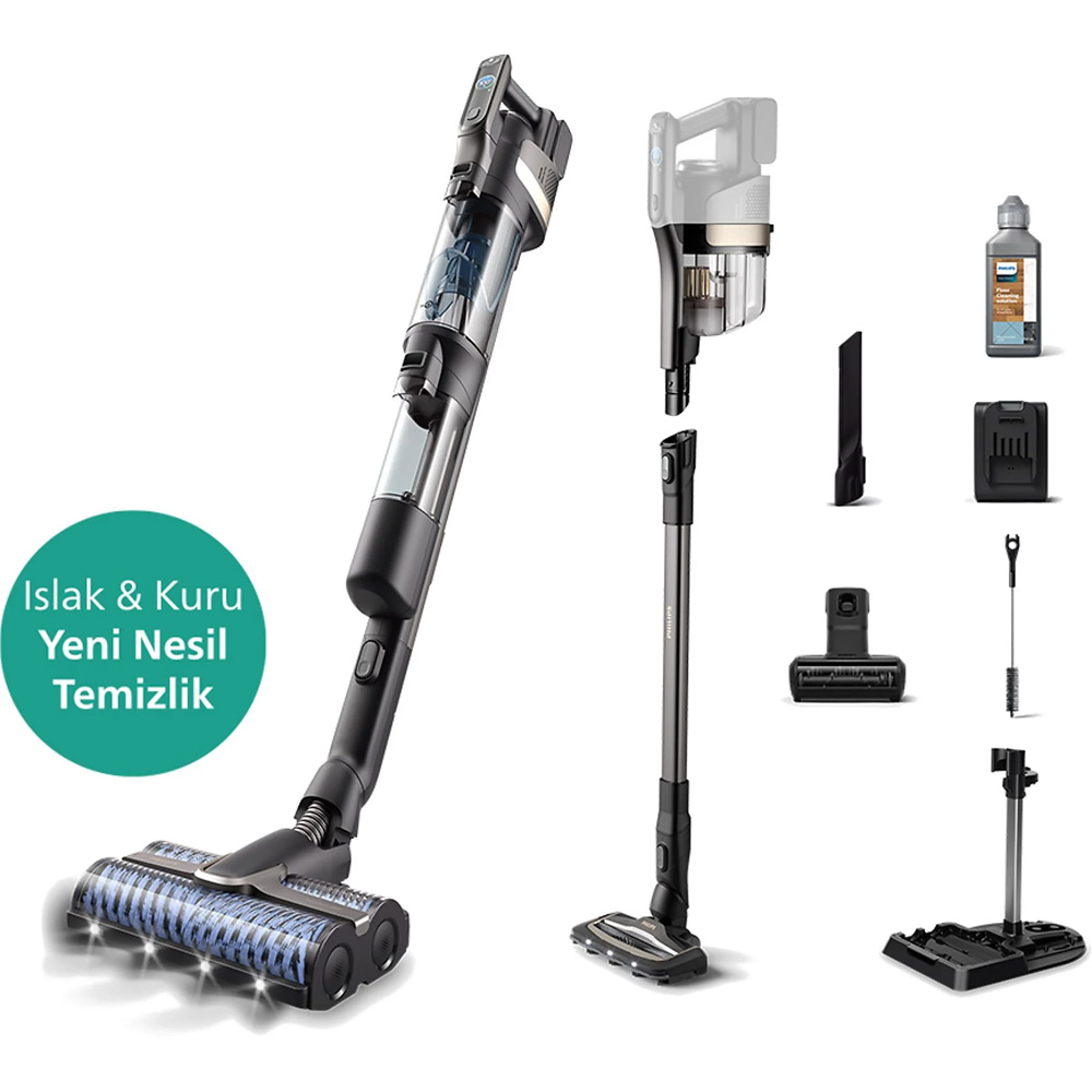 Philips Aqua Trio XW9463/11 Islak Kuru Şarjlı Dikey S&#252;p&#252;rge