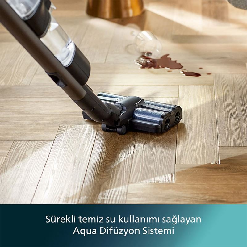 Philips Aqua Trio XW9463/11 Islak Kuru Şarjlı Dikey Süpürge