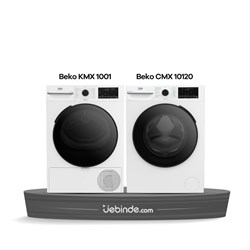 Beko 2 li Çamaşır ve Kurutma Paketi-7 (CMX 10120 + KMX 1001)