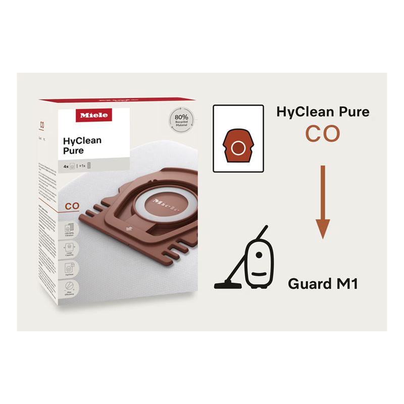 Miele Guard M1 Uyumlu Toz Torbası - CO HyClean Pure