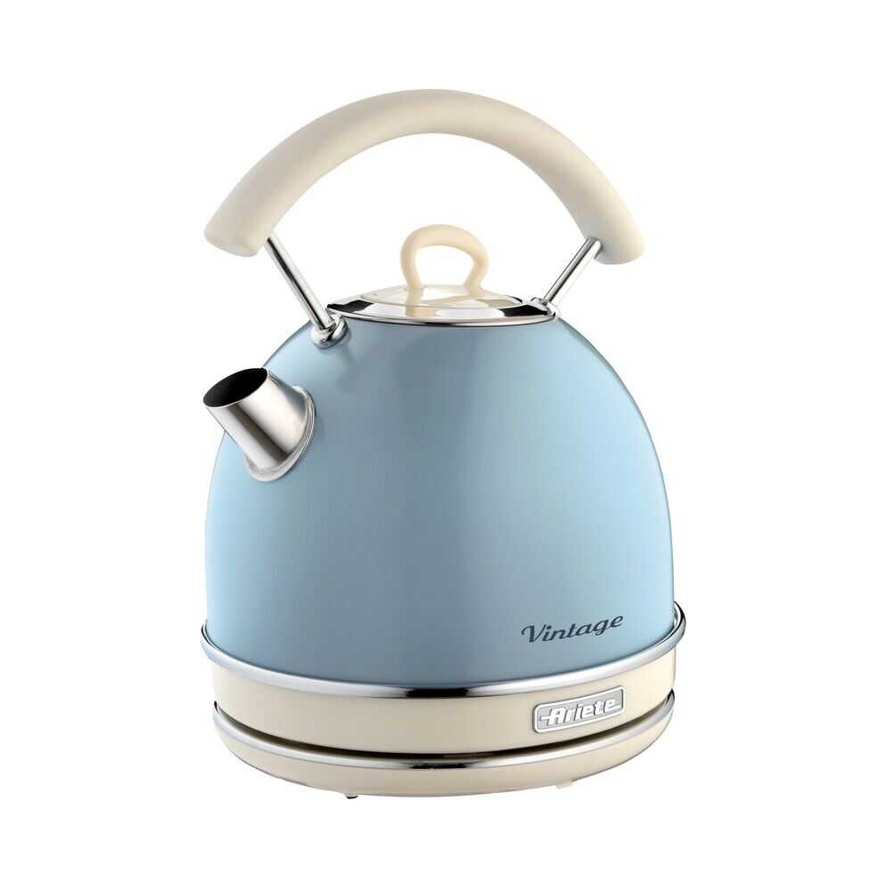 Ariete Vintage Mavi 2000 W 1.7 L &#199;elik Kettle 2877/05