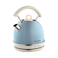 Ariete Vintage Mavi 2000 W 1.7 L Çelik Kettle 2877/05