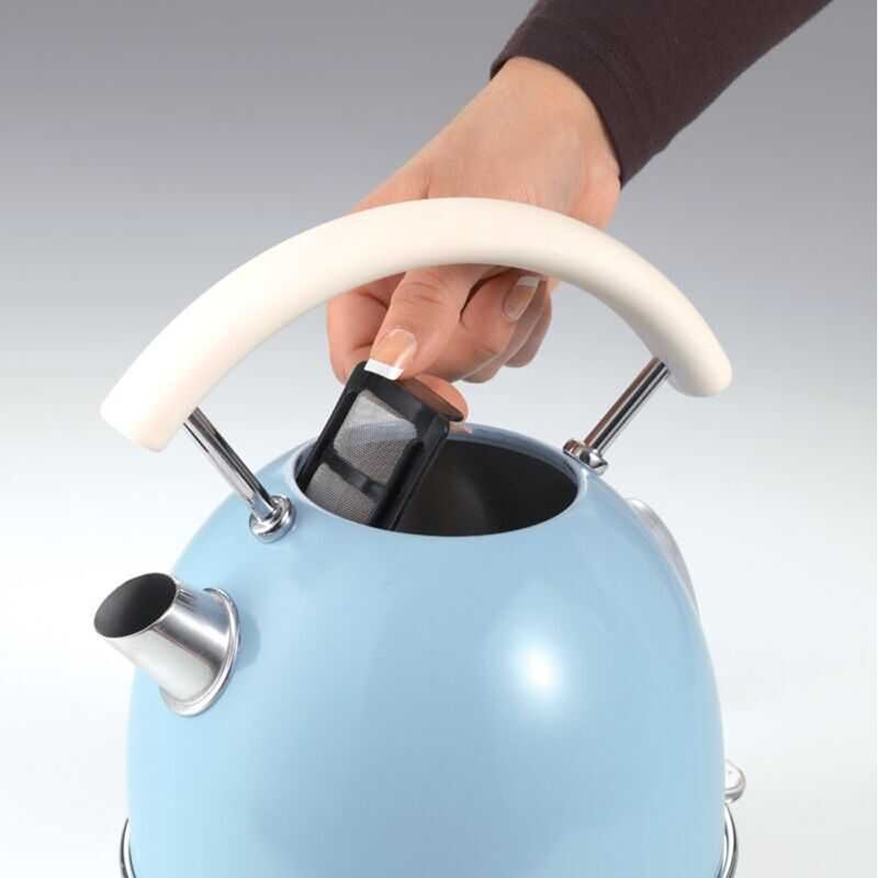 Ariete Vintage Mavi 2000 W 1.7 L Çelik Kettle 2877/05