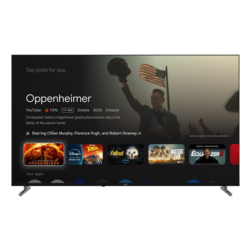 CRYSTAL 7 B 765 C 4K ULTRA HD 65" 165 EKRAN UYDU ALICILI GOOGLE SMART LED TV