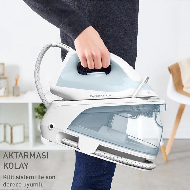 Tefal SV4210 Express Optimal 2200 W Buhar Kazanlı Ütü