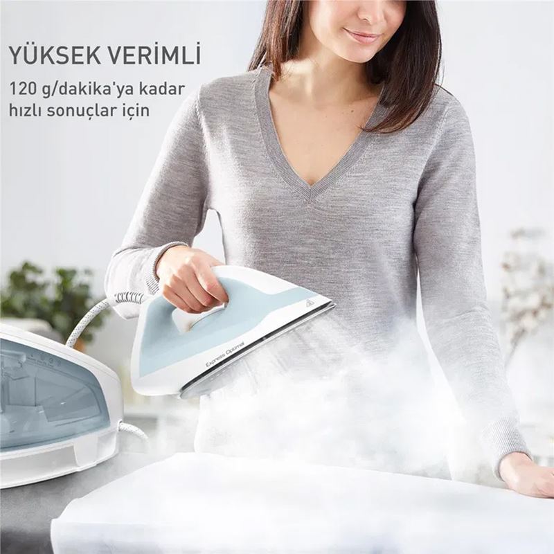 Tefal SV4210 Express Optimal 2200 W Buhar Kazanlı Ütü