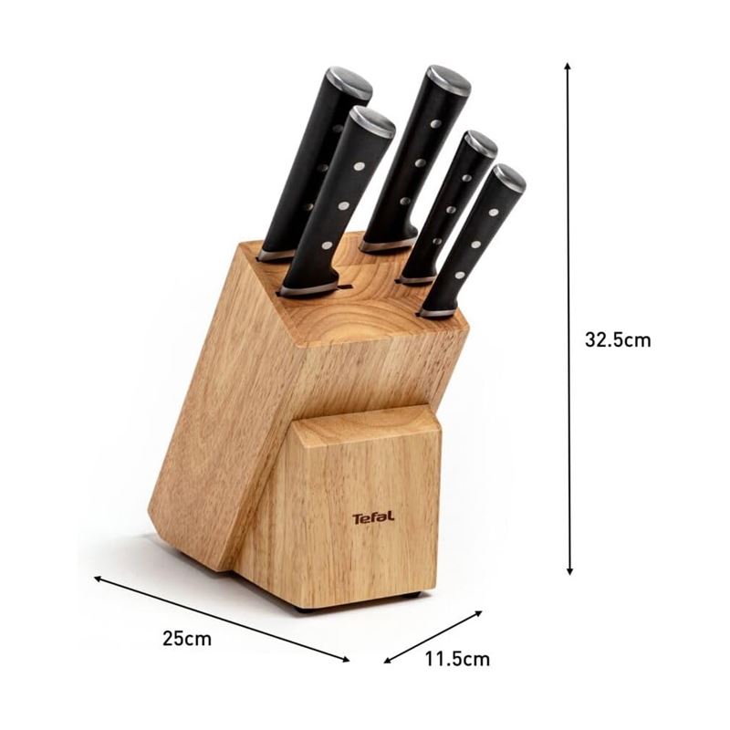 Tefal Ice Force 6 Parça Bloklu Bıçak Seti