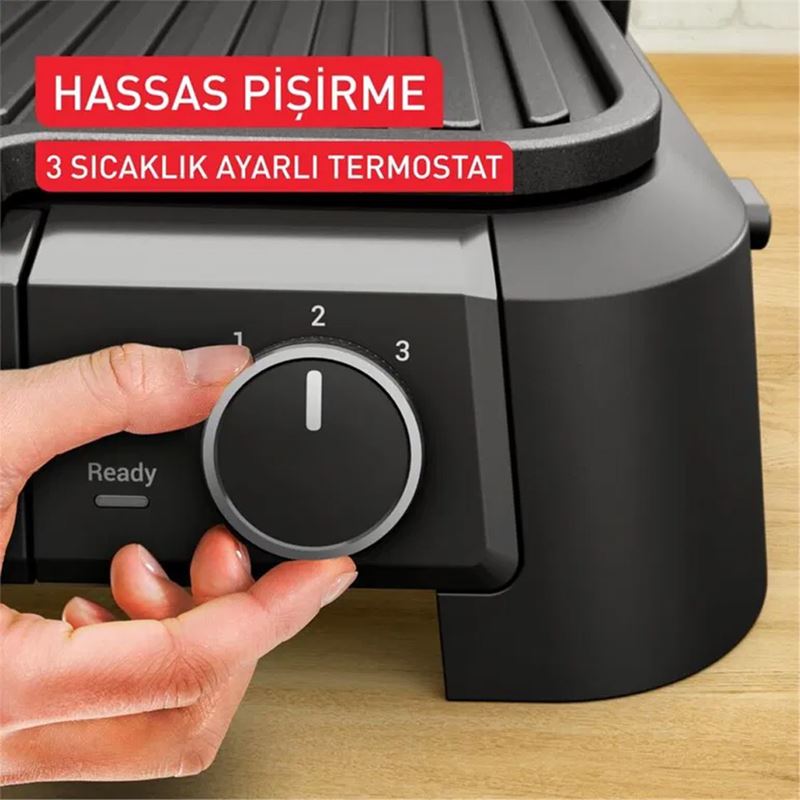 Tefal SuperGrill 3in1 Inox 2000 W Izgara ve Tost Makinesi
