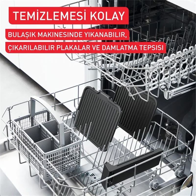 Tefal SuperGrill 3in1 Inox 2000 W Izgara ve Tost Makinesi