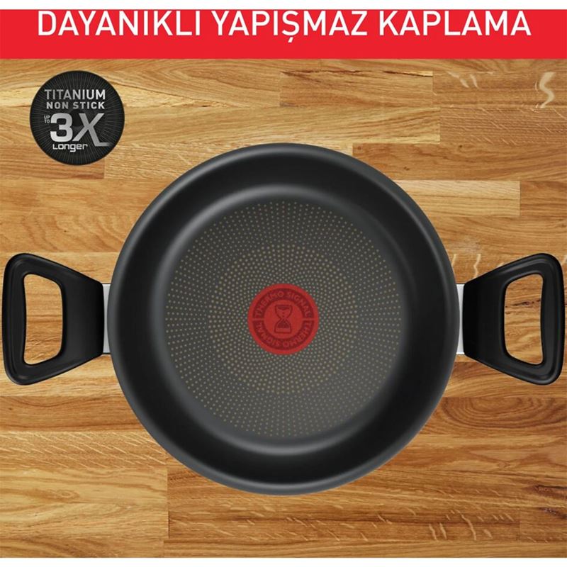 Tefal Titanyum 3X Force 20 cm Sahan