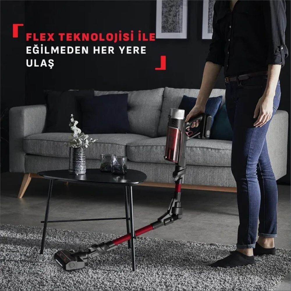 Tefal X-Force Flex 9.60 Animal Care TY2098WO Şarjlı Dikey Süpürge