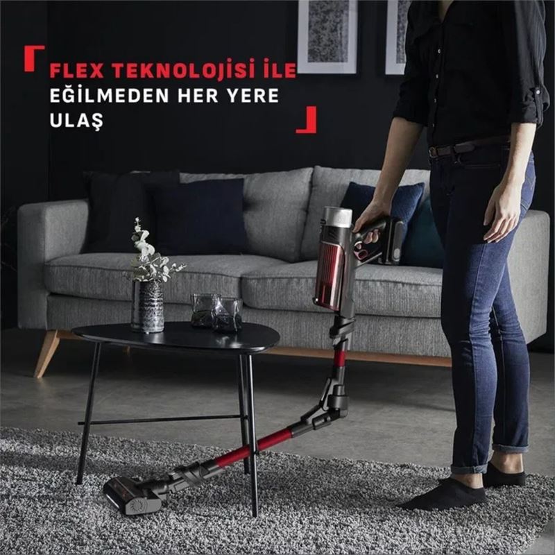 Tefal X-Force Flex 9.60 Animal Care TY2098WO Şarjlı Dikey Süpürge