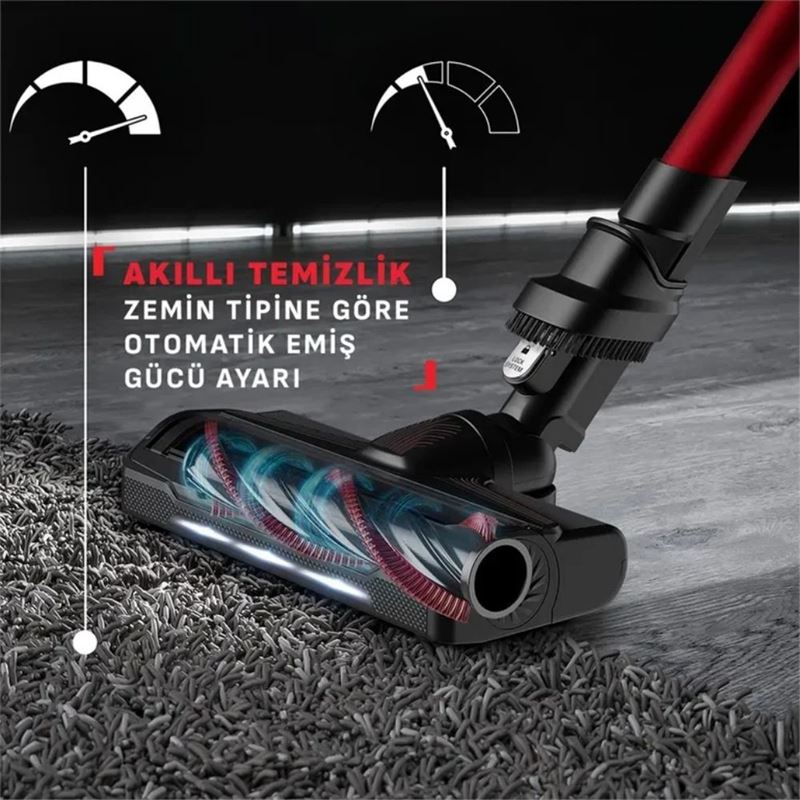 Tefal X-Force Flex 9.60 Animal Care TY2098WO Şarjlı Dikey Süpürge