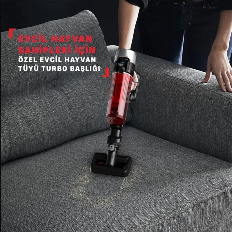 Tefal X-Force Flex 9.60 Animal Care TY2098WO Şarjlı Dikey Süpürge