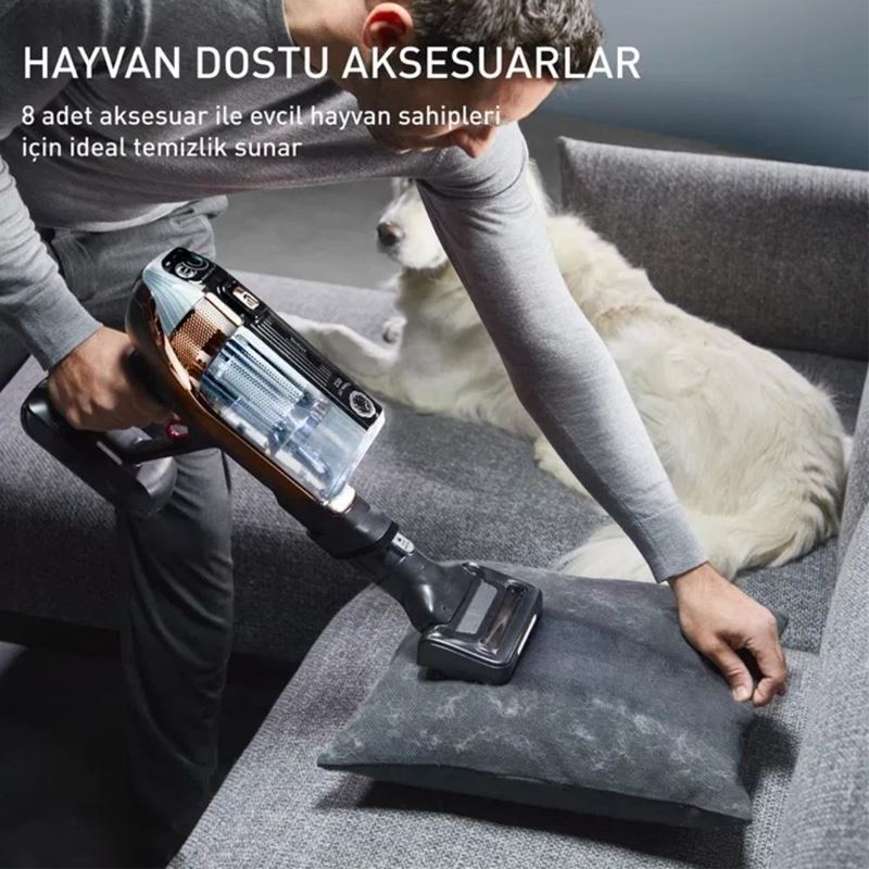 Tefal X-Force Flex 15.60 Animal TY99F1 Şarjlı Dikey Süpürge