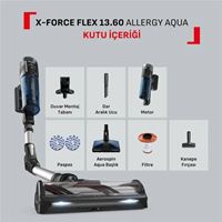 Tefal X-Force Flex 13.60 Allergy Aqua TY9AC Aerospin Şarjlı Dikey Süpürge