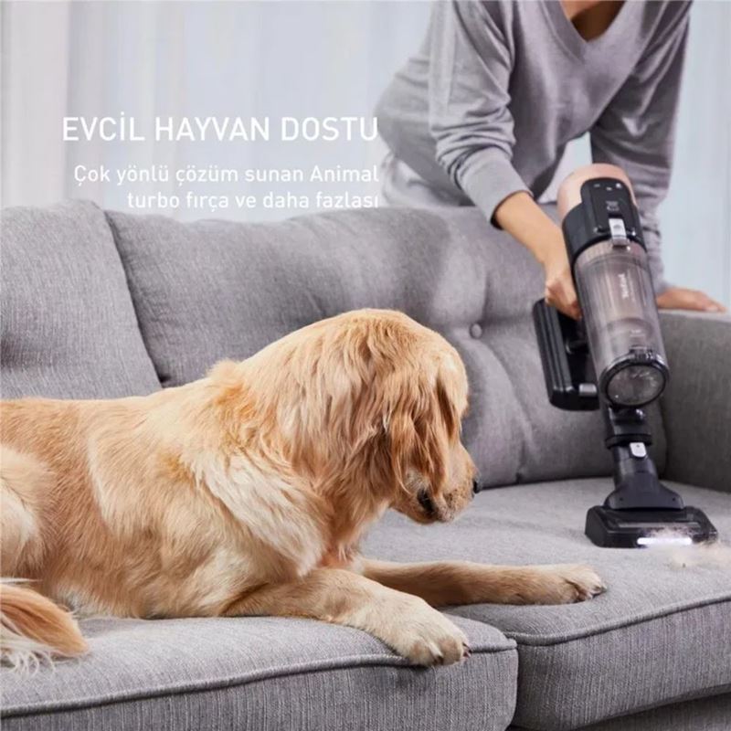 Tefal X-Force Flex 14.80 Animal Care TY9B74WO Şarjlı Dikey Süpürge
