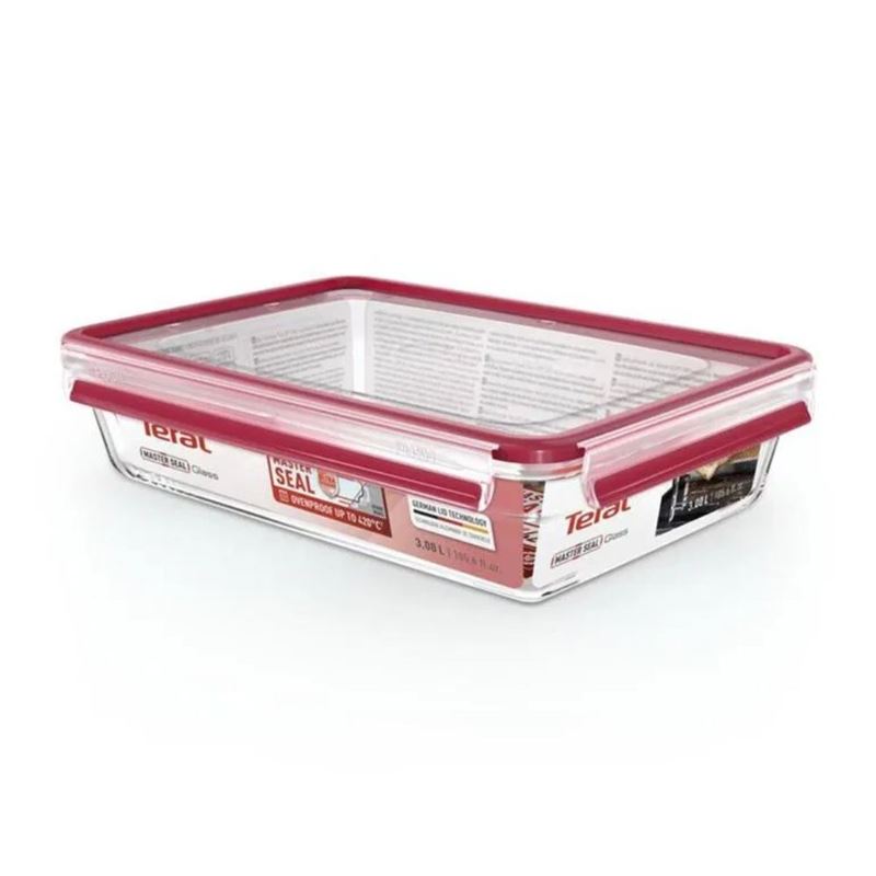 Tefal MasterSeal Fresh Fırınlanabilir Cam Saklama Kabı - 3 L