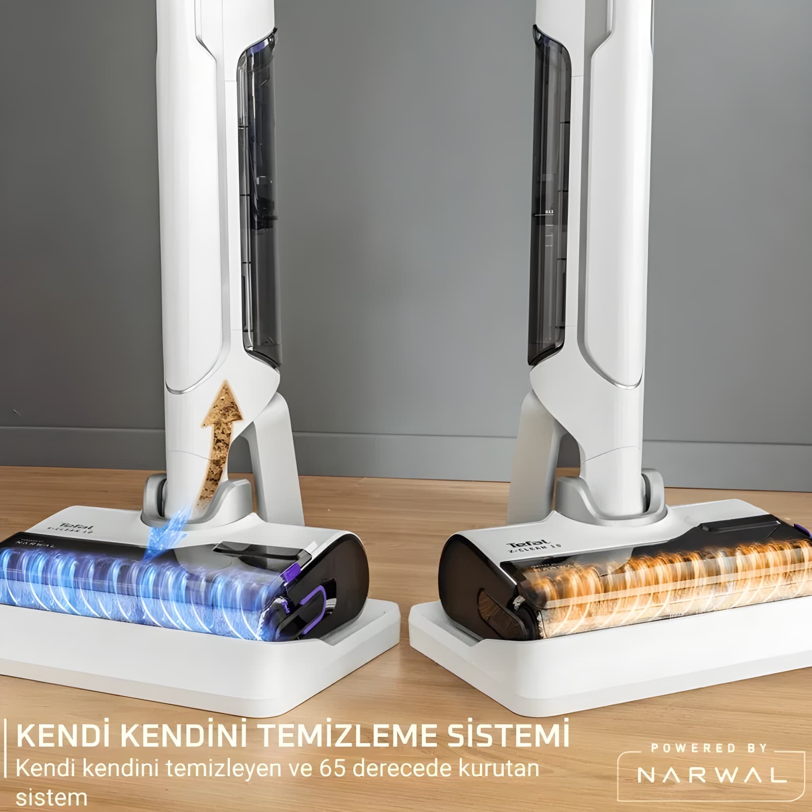 Tefal X-Clean 10 GF7540 Islak Kuru Şarjlı Dikey Süpürge | Jebinde
