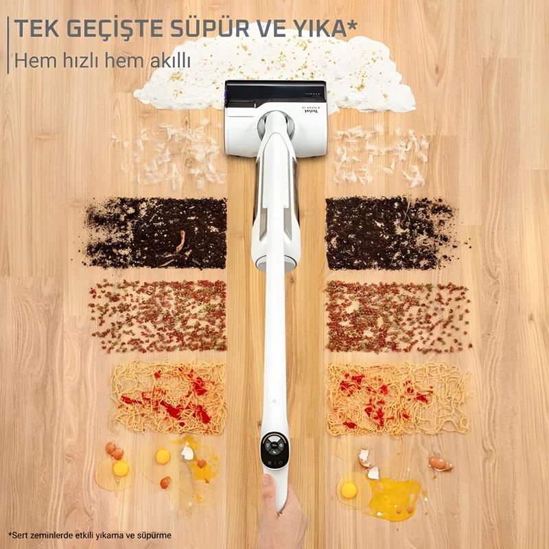 Tefal X-Clean 10 GF7540 Islak Kuru Şarjlı Dikey Süpürge