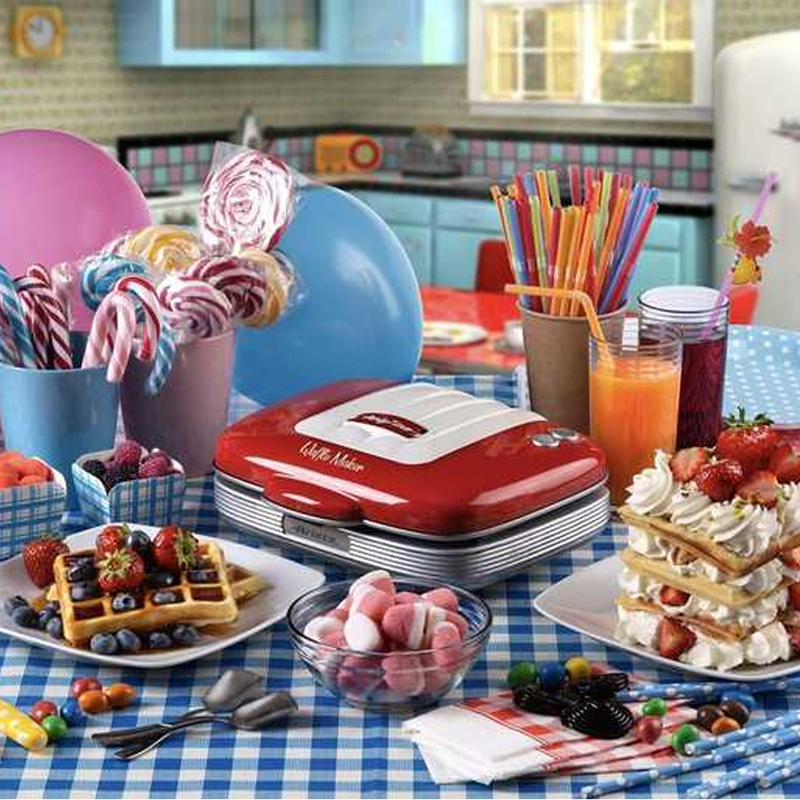 Ariete Party Time Waffle Makinesi Kırmızı 1973/00