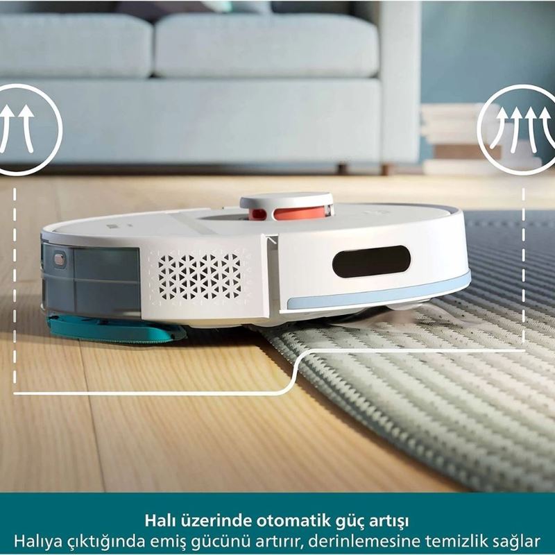 Philips 2000 Serisi XU2100/25 Çöp İstasyonlu Akıllı Robot Süpürge