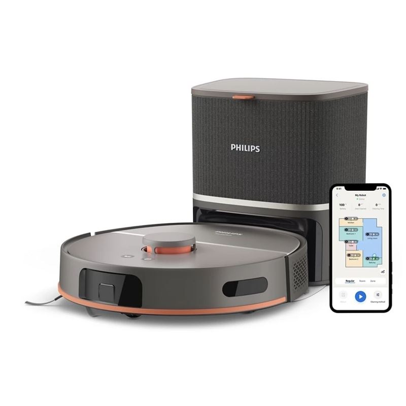Philips HomeRun 5000 Serisi XU5100/10 Çöp İstasyonlu Akıllı Robot Süpürge