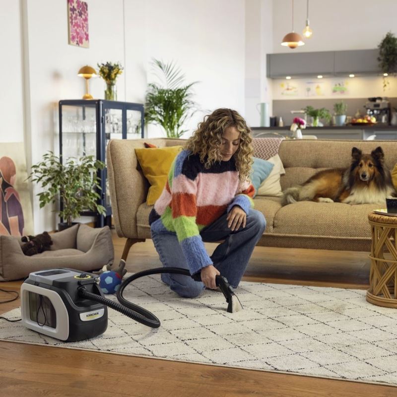 Karcher SE 3 Compact Beyaz Koltuk ve Halı Yıkama Makinesi