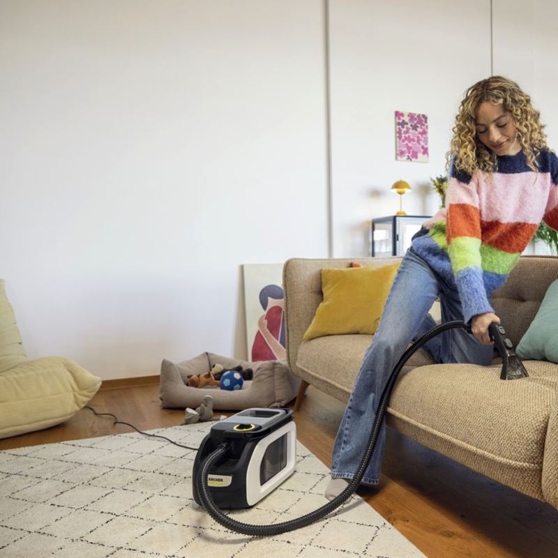 Karcher SE 3 Compact Beyaz Koltuk ve Halı Yıkama Makinesi