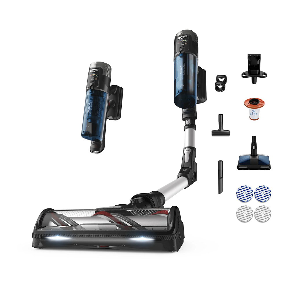 Tefal X-Force Flex 13.60 Allergy Aqua TY9AC Aerospin Şarjlı Dikey