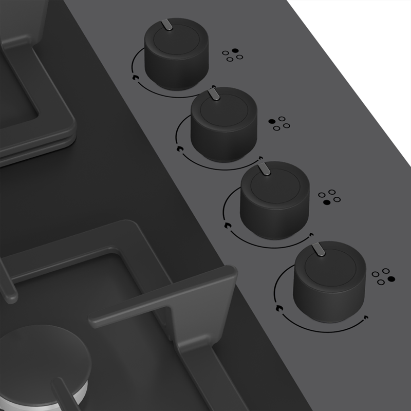 Beko BOCD K 6510 DWY MS Wok Gözlü Cam Ankastre Ocak