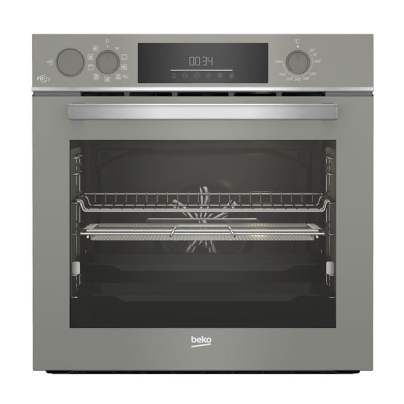 Beko BFC 632 G FitFry Buhar Destekli Gri Ankastre Fırın