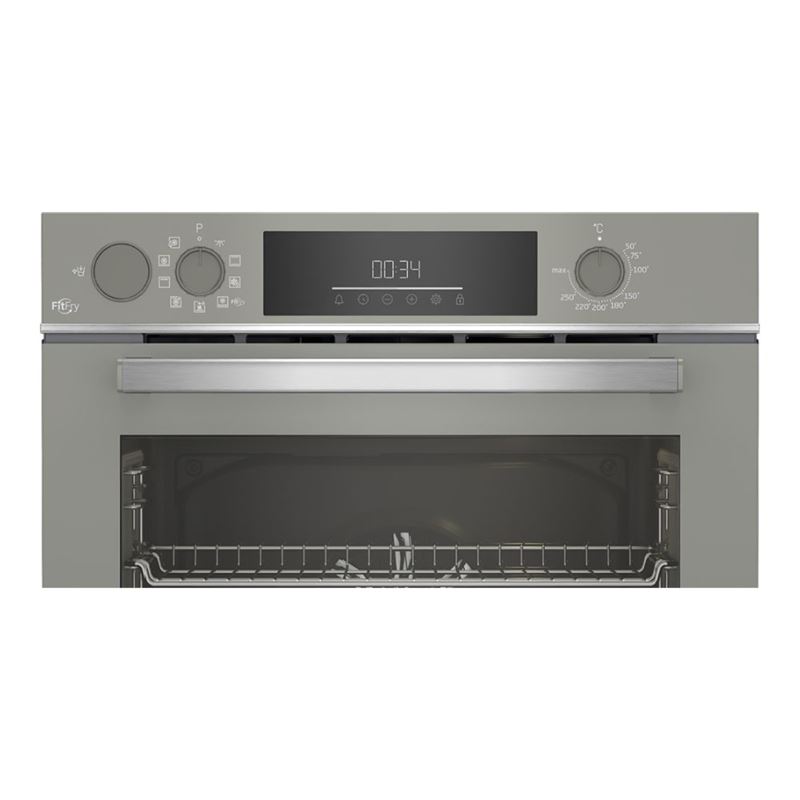 Beko BFC 632 G FitFry Buhar Destekli Gri Ankastre Fırın